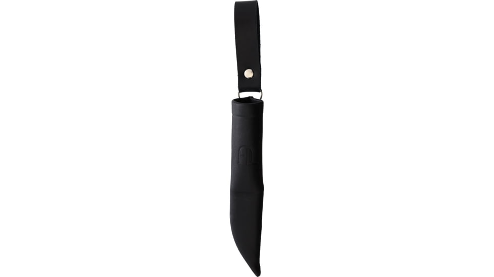 Arctic Legend Curly Birch Mushroom Knife, 7.5in Overall, 2.25in Satin Stainless Steel Blade, Curly Birch Handle, Black Leather Belt Sheath, AL-153