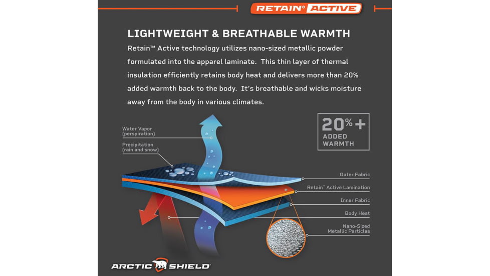 Arctic Shield Heat Echo Shooters Gloves Rt Edge Large