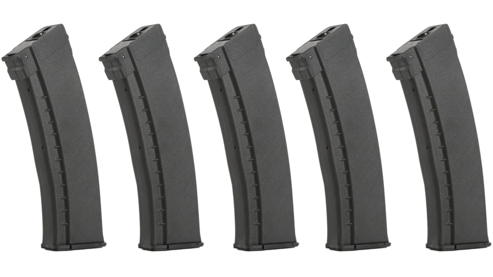 Arcturus Hi-Cap Wheel EMM Bakelite, AK74, 550 Rounds, Rifle Magazine Kit, 5 Pack, Black, 550, MAG-K03-5P