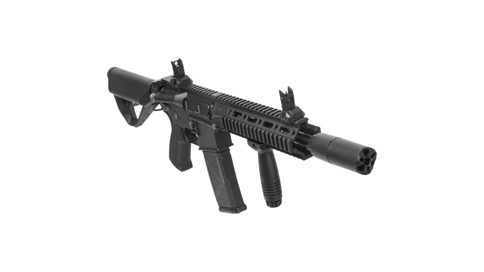 Arcturus LWT MK-II CQB 10in AEG SPORT Starter Pack ARC SE Airsoft Gun, Black, AT-ST02-CQ-SE-BK-PK