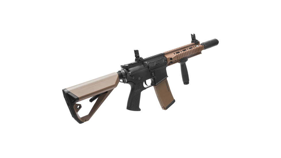 Arcturus LWT MK-II CQB 10in AEG SPORT Starter Pack ARC SE Airsoft Gun, Black/Tan, AT-ST02-CQ-SE-BT-PK