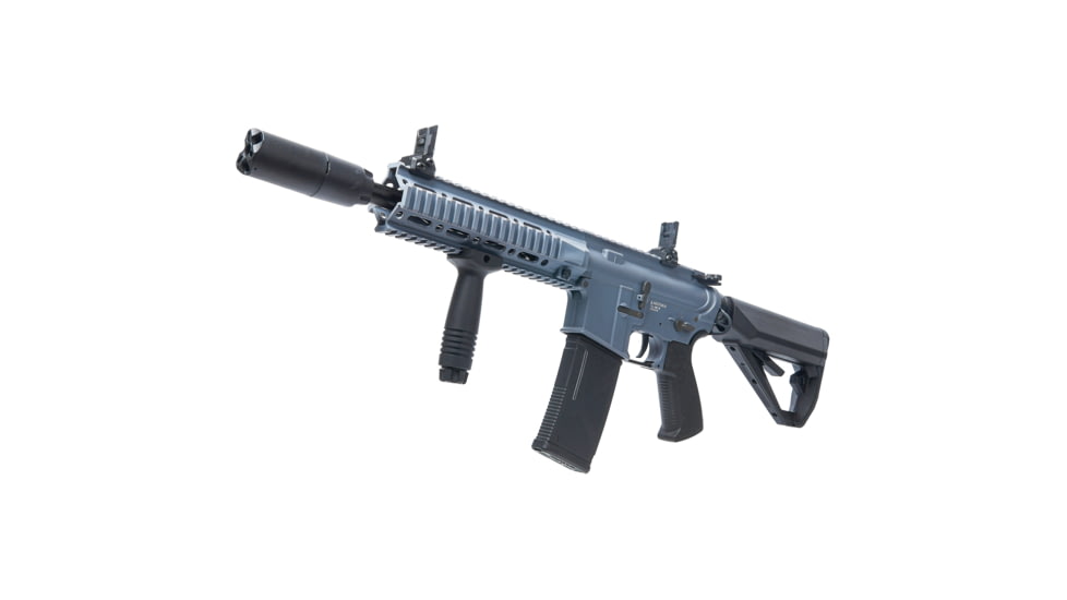 Arcturus LWT MK-II CQB 10in AEG SPORT Starter Pack ARC SE Airsoft Gun, Grey, AT-ST02-CQ-SE-GY-PK