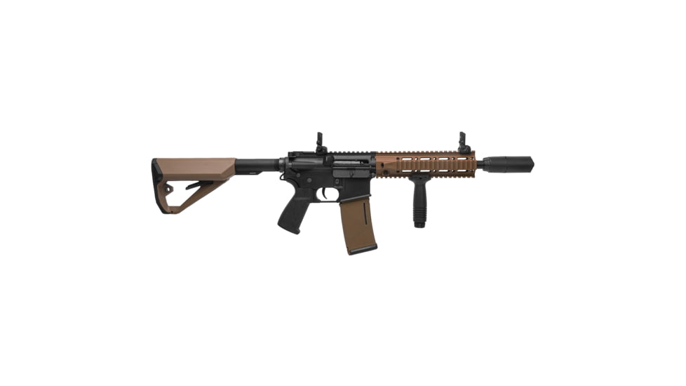 Arcturus Sport Series ARC SE LWT MK-II CQB 10in AEG Airsoft Gun, Black/Tan, AT-ST02-CQ-SE-BT