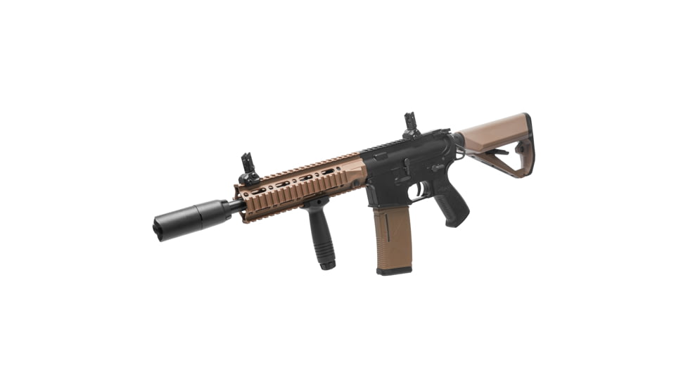 Arcturus Sport Series ARC SE LWT MK-II CQB 10in AEG Airsoft Gun, Black/Tan, AT-ST02-CQ-SE-BT