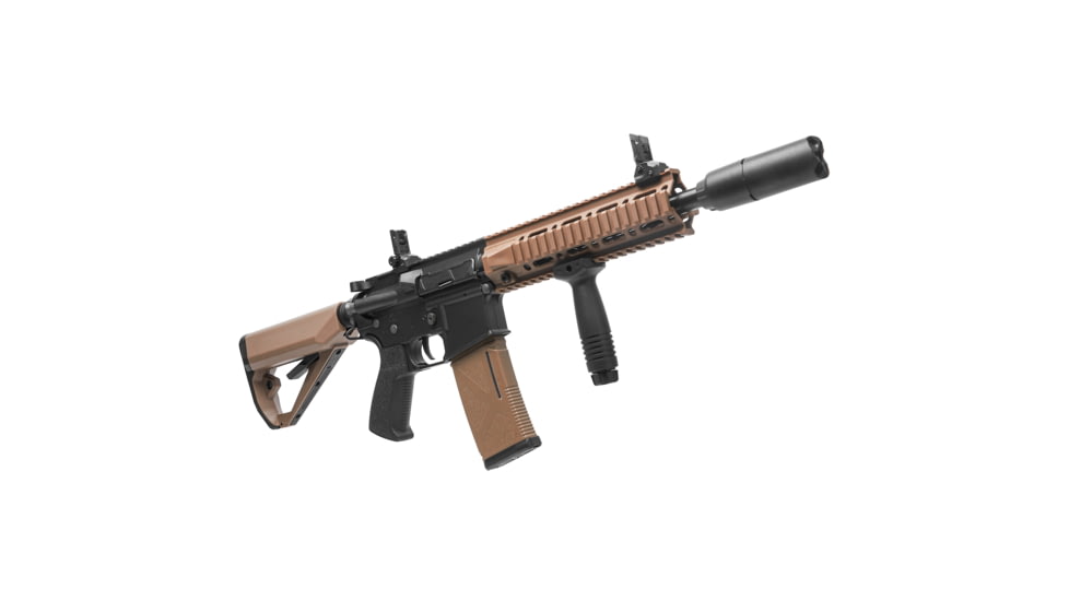 Arcturus Sport Series ARC SE LWT MK-II CQB 10in AEG Airsoft Gun, Black/Tan, AT-ST02-CQ-SE-BT