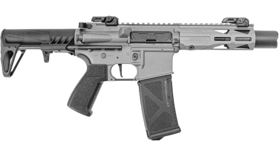 Arcturus Sport Series AEG SE LWT MK-III PDW 5.5in Airsoft Gun, Grey, AT-ST03-PDW-SE-GY