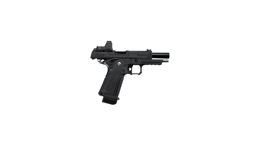 Arcturus Vanguard 4.3inch Hi-Capa GBB Airsoft Pistol w/Optics Ready Slide &amp; ARS-1 Red Dot Combo, AT-GHC-V4-CMB