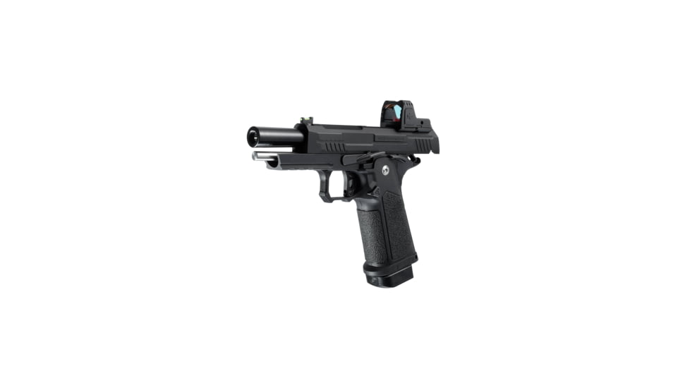 Arcturus Vanguard 4.3inch Hi-Capa GBB Airsoft Pistol w/Optics Ready Slide &amp; ARS-1 Red Dot Combo, AT-GHC-V4-CMB