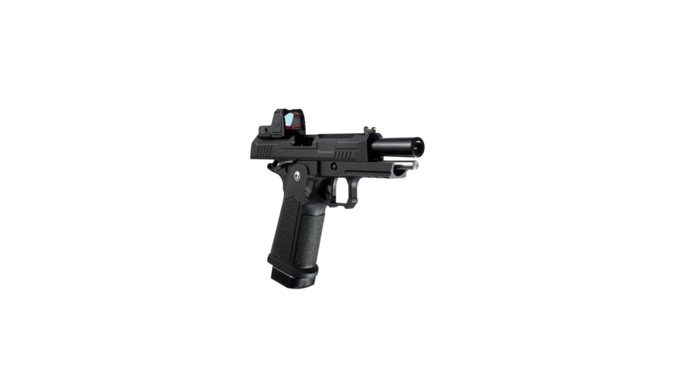 Arcturus Vanguard 4.3inch Hi-Capa GBB Airsoft Pistol w/Optics Ready Slide &amp; ARS-1 Red Dot Combo, AT-GHC-V4-CMB