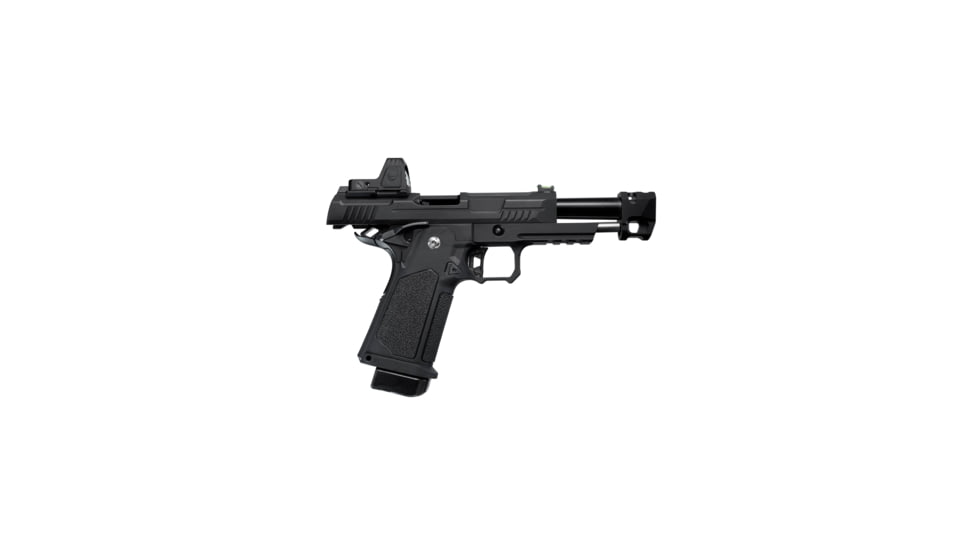 Arcturus Vanguard 4.3inch Hi-Capa GBB Airsoft Pistol w/ Optics Ready Slide &amp; Compensator &amp; ARS-1 Red Dot Combo, AT-GHC-V4C-CMB