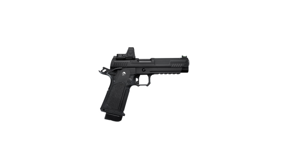 Arcturus Vanguard 5inch Hi-Capa GBB Airsoft Pistol w/Optics Ready Slide &amp; ARS-1 Red Dot Combo, AT-GHC-V5-CMB