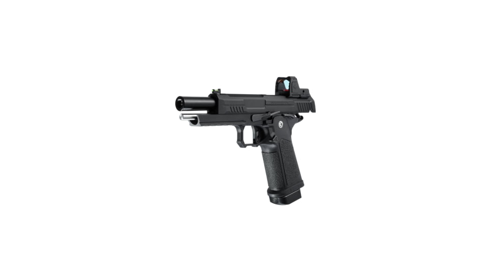Arcturus Vanguard 5inch Hi-Capa GBB Airsoft Pistol w/Optics Ready Slide &amp; ARS-1 Red Dot Combo, AT-GHC-V5-CMB