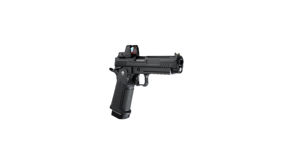 Arcturus Vanguard 5inch Hi-Capa GBB Airsoft Pistol w/Optics Ready Slide &amp; ARS-1 Red Dot Combo, AT-GHC-V5-CMB