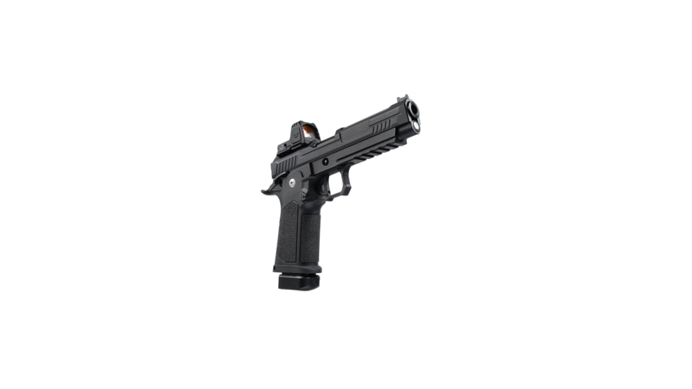 Arcturus Vanguard 5inch Hi-Capa GBB Airsoft Pistol w/Optics Ready Slide &amp; ARS-1 Red Dot Combo, AT-GHC-V5-CMB