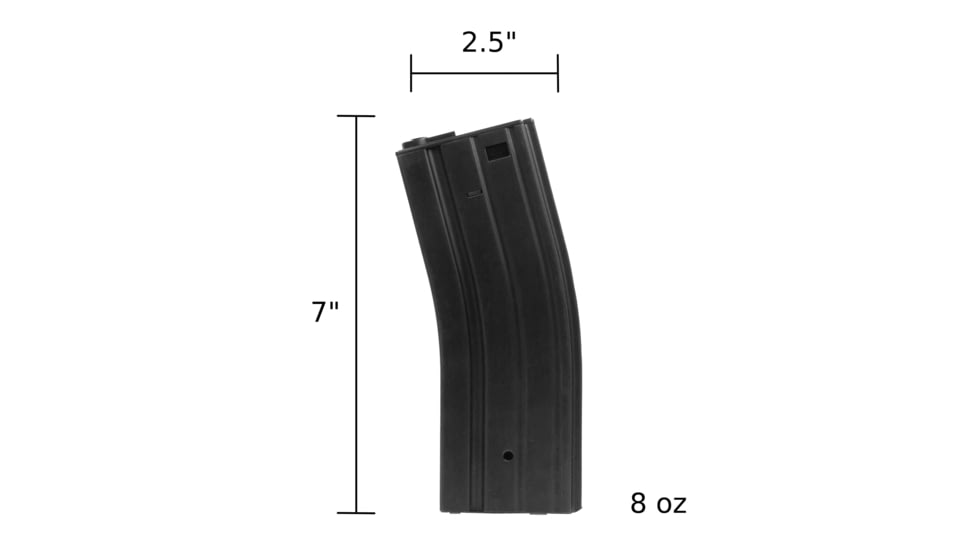Arcturus Variable-Cap EMM, M4/M16, 30-130 Rounds, Rifle Magazine, Black, 130, MAG-R04Q-5P