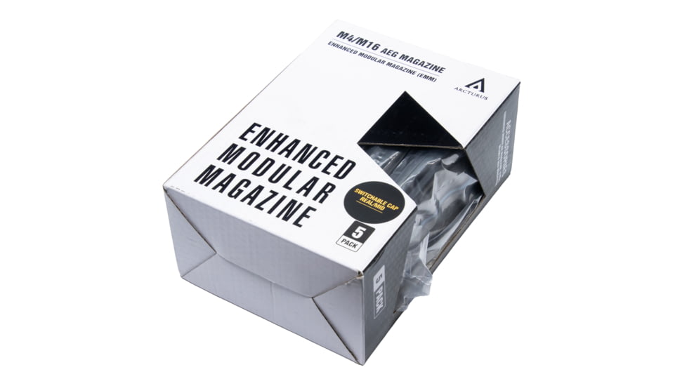 Arcturus Variable-Cap EMM, M4/M16, 30-130 Rounds, Rifle Magazine, Black, 130, MAG-R04Q-5P