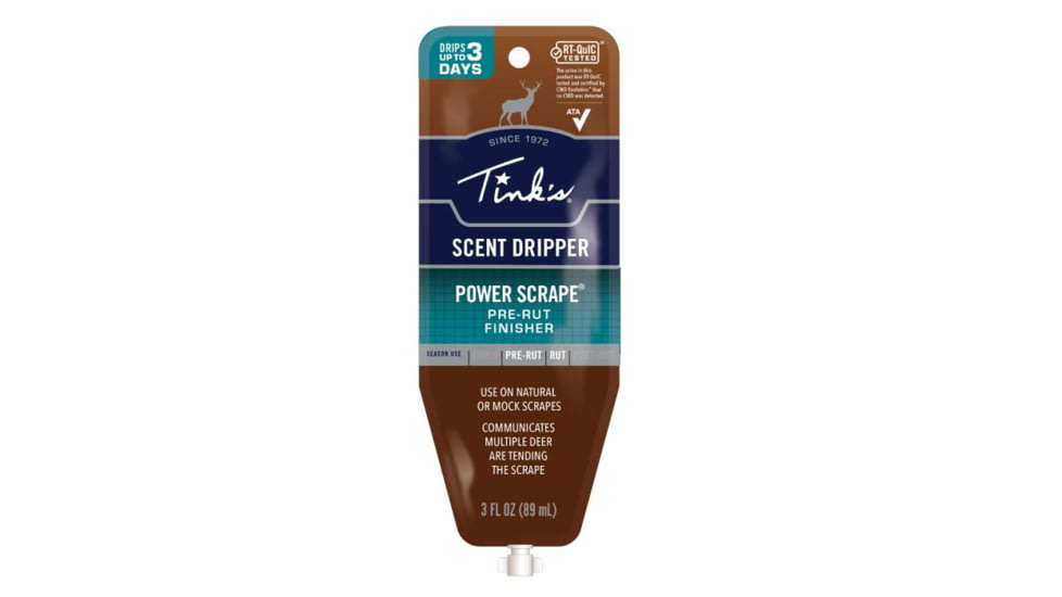 Arcus Hunting Tinks Disposable Scent Dripper - Power Scrape Pre-Rut Finisher, 3oz, W5978