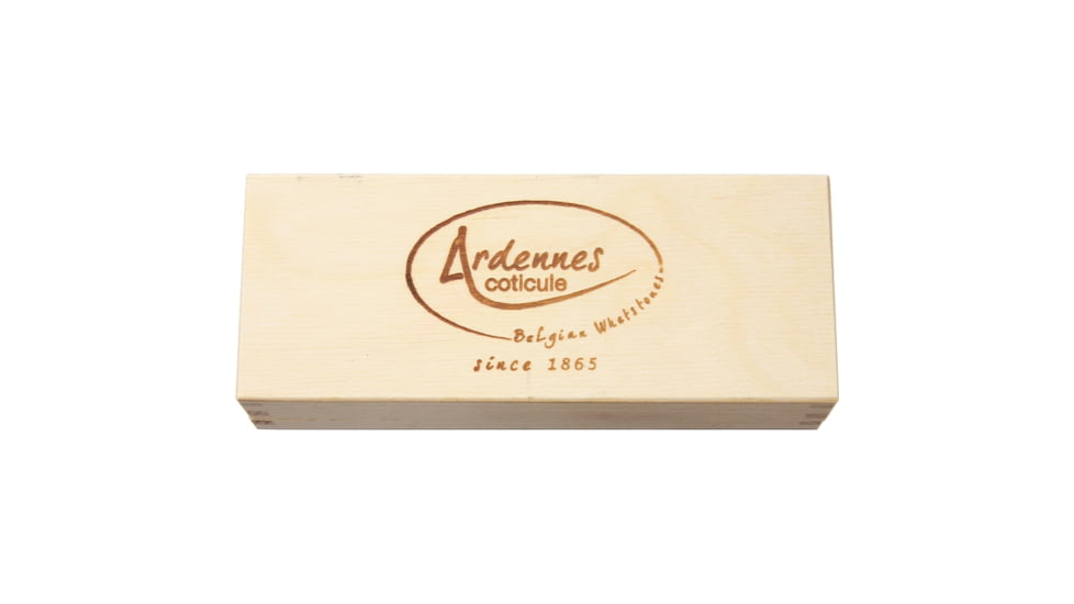 Ardennes-Coticule Belgian Blue Whetstone in Wooden Storage Box, Medium, 606 + 907
