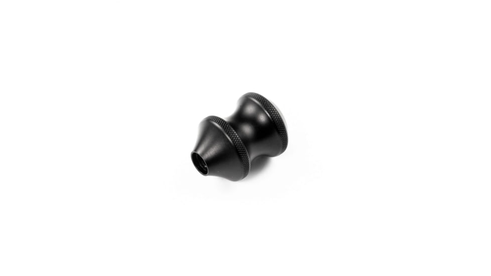Area 419 Defiance Finger Grove Bolt Knob, Type 3 Hard Anodized, Black, 419-KNOB-DEF