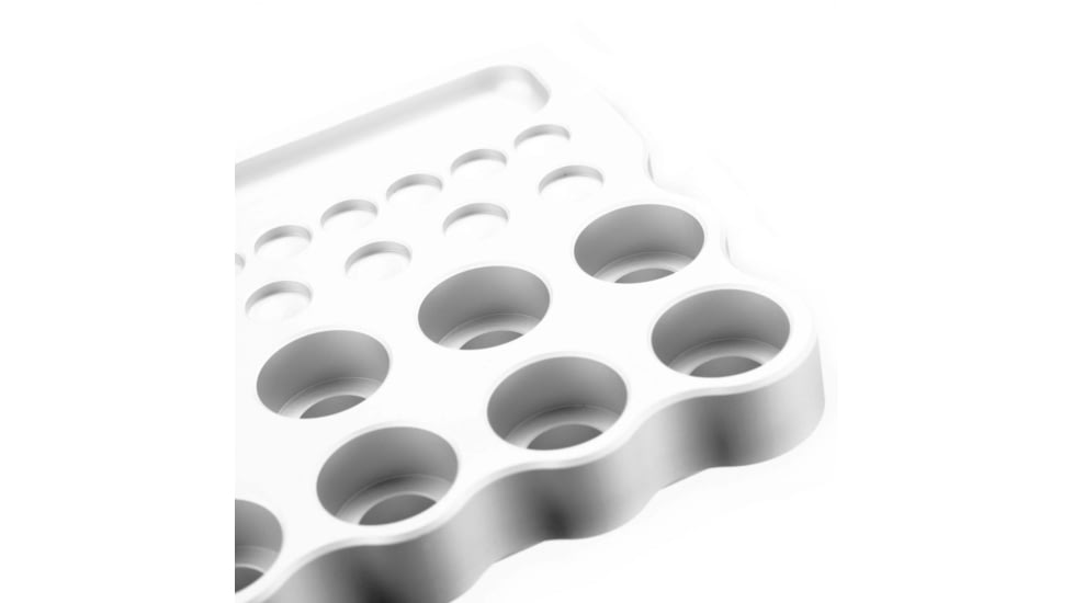 Area 419 7/8in Standard Die Holder, Anodized, Clear, 419-DIEBLOCK-78