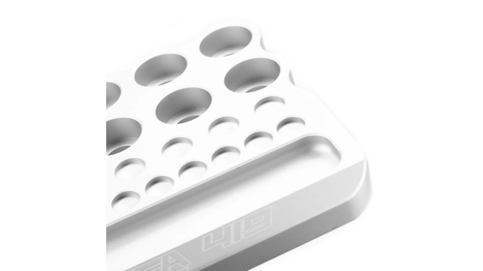 Area 419 7/8in Standard Die Holder, Anodized, Clear, 419-DIEBLOCK-78