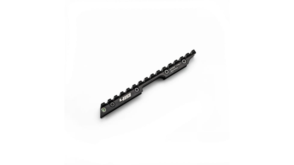 Area 419 Anschutz Model 1761 Improved Scope Rail, 15 MOA, Full Slotted Top, Bubble Level, Black, 419-ISR-AN1761-15