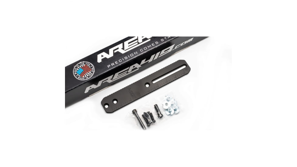 Area 419 Arcalock 8 in Universal Flat Rail, Black, 419-ALK-UNIV8RAIL