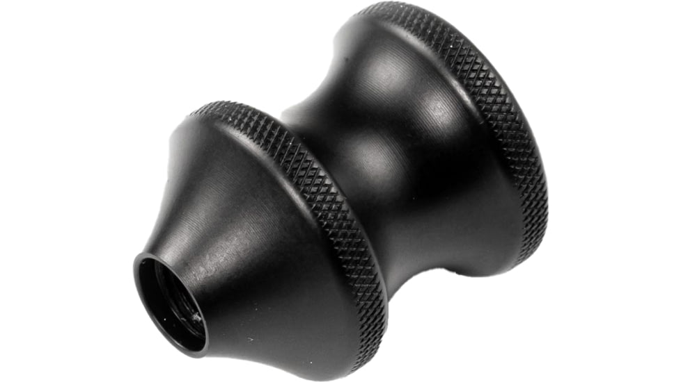 Area 419 Finger Groove Bolt Knob For Defiance Actions, Stainless Steel, Black Nitride, 419-KNOB-DEFSSBN