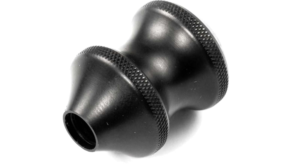 Area 419 Finger Groove Bolt Knob For Defiance Actions, Stainless Steel, Black Nitride, 419-KNOB-DFSSBN