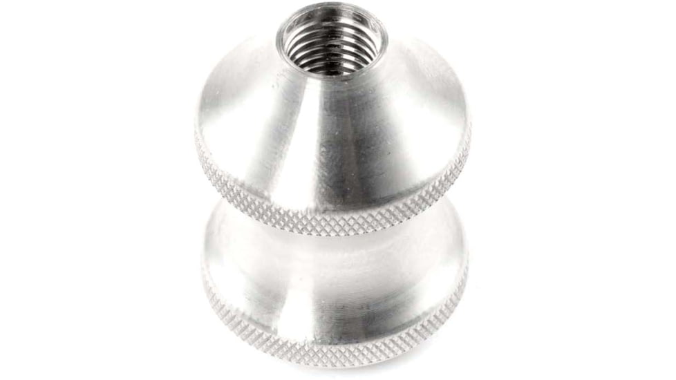 Area 419 Finger Groove Bolt Knob For Defiance Actions, Stainless Steel, Silver, 419-KNOB-DEFSS