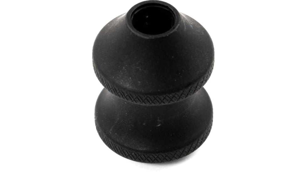 Area 419 Mausingfield Finger Grove Bolt Knob, Type 3 Hard Anodized, Black, 419-KNOB-MAUS