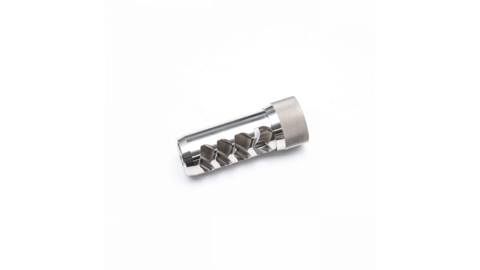 Area 419 Sidewinder Magnum Self Timing Muzzle Brake, 6.5 mm, Raw Stainless, 419-SW-6.5-SS-5824