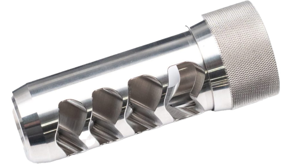 Area 419 Sidewinder Magnum Self Timing Muzzle Brake, 6.5mm, 3/4-24, Raw Stainless, 419-SW-6.5-SS-3424