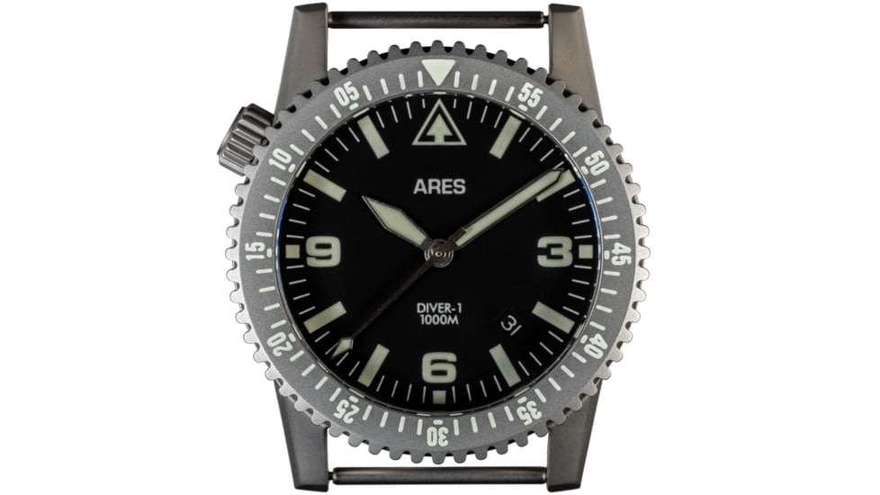 Ares Watch Company DIVER-1 Mission TimerR Lithium-Ion Quartz, D1CDDQZNYBLKUS