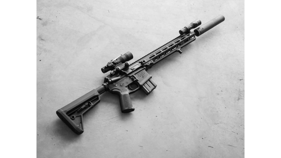 Arisaka Defense Inline Ring M-LOK Mount, 1in, Black, IRM-M-1