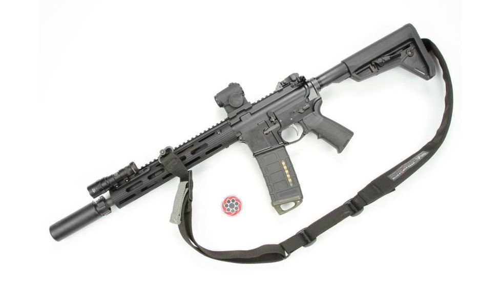 Arisaka Defense Inline Scout Mount Troy Alpha - Round Holes, Black ISM-T