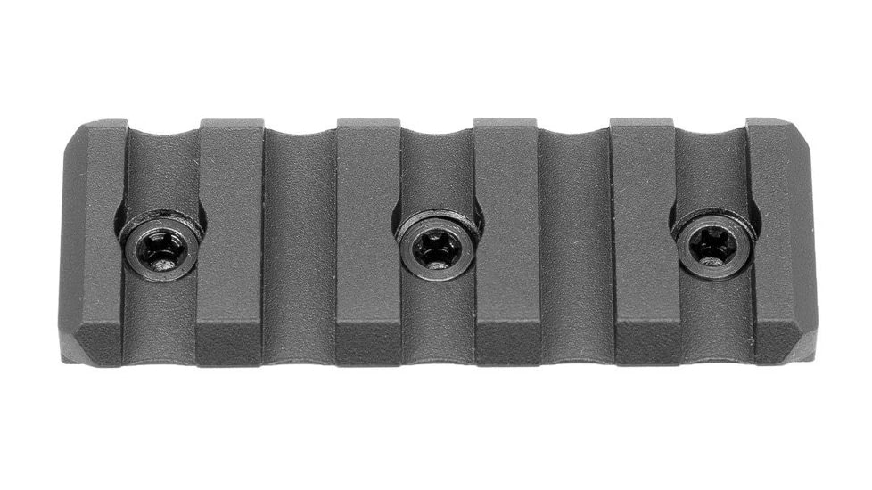 Arisaka Defense Low Profile Picatinny Rail KeyMod, 5 Slot, Black, LPR-K