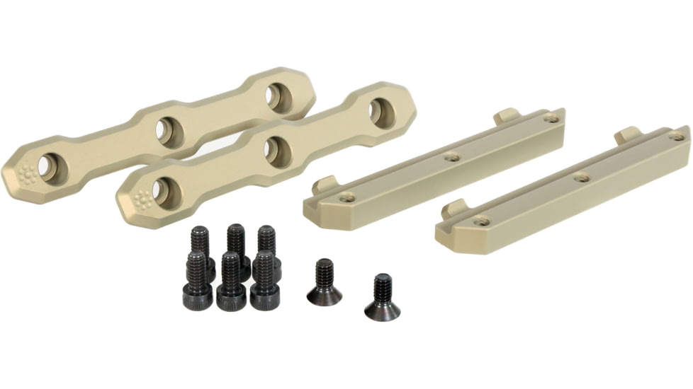 Arisaka Defense MCX Spear 308 Zero Retention Clamp, Tan/Gold, ZRC-SPEAR-H