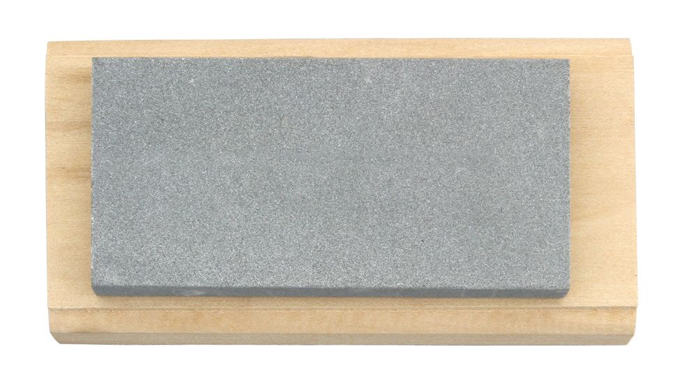Arkansas Sharpeners Hard Whetstone, Black, Wooden block AC14