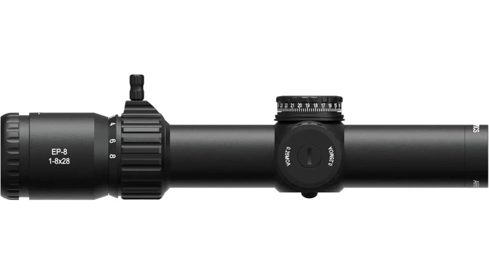 Arken Optics 1-8 34mm Tube First Focal Plane Rifle Scope, MOA, EP-8KLB
