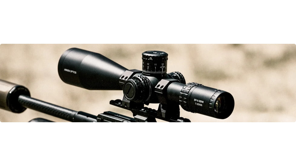Arken Optics 7-35X56 34mm Tube First Focal Plane Rifle Scope, MRAD, VPR, EP5GII-7351VPR