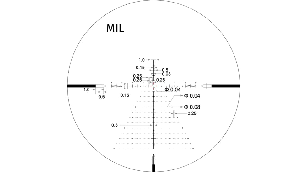 Arken Optics 7-35X56 34mm Tube First Focal Plane Rifle Scope, MRAD, VPR, EP5GII-7351VPR