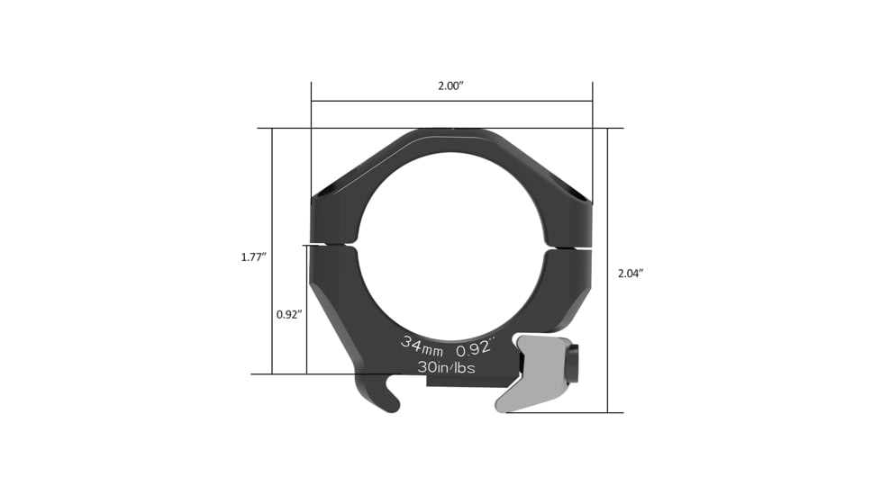 Arken Optics Halo Titanium Scope Rings