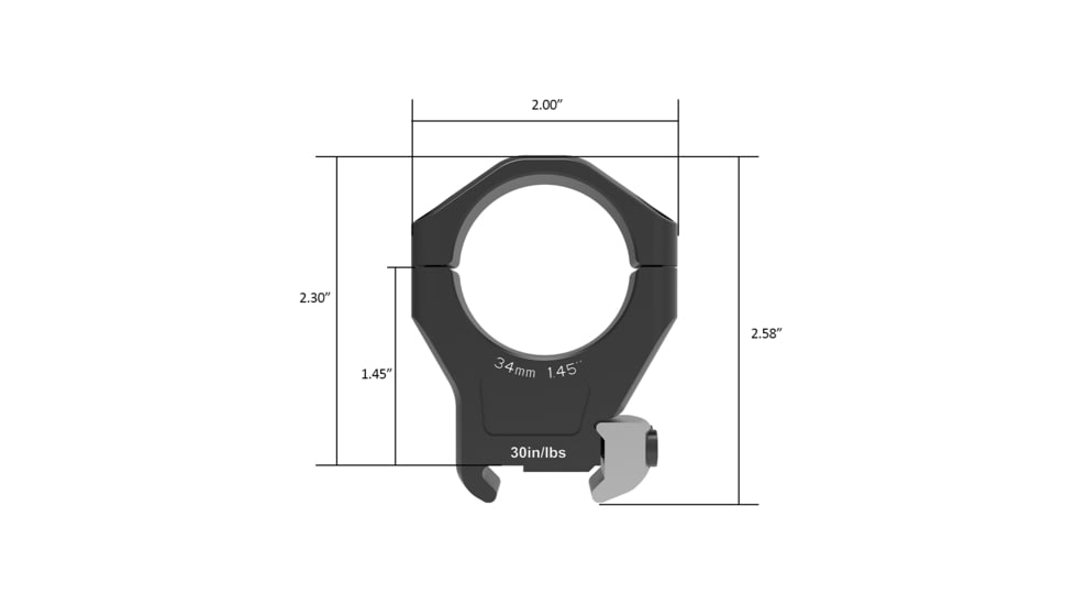 Arken Optics Halo Titanium Scope Rings