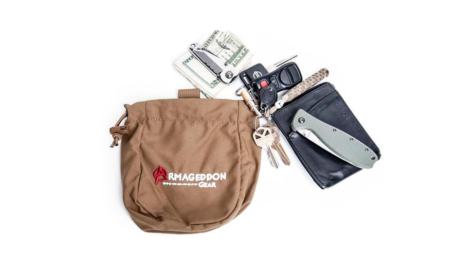 Armageddon Gear Possibles Bag, Small, Coyote Brown, AG0196-CB