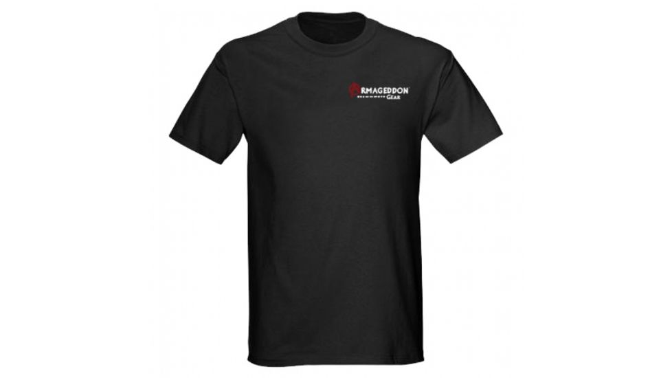 Armageddon Gear &quot;Pray You'll Never Need Gear This Good&quot; Logo T-Shirt, Black, 2X AGT002-2X