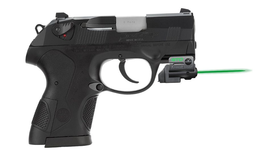 ArmaLaser GTO/FLX Finger Touch Green Laser Sight for Beretta PX4 Storm SC, Black, GTOG/FLX36