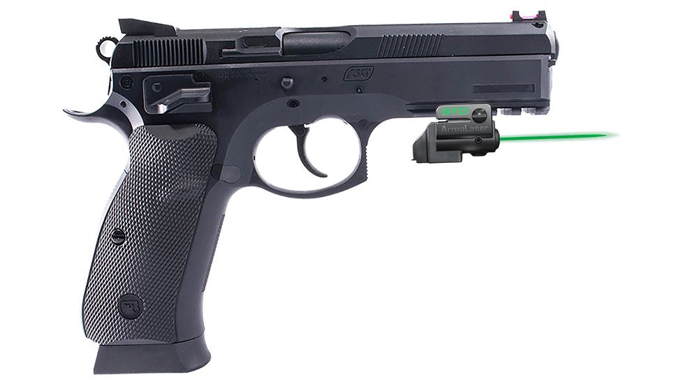 ArmaLaser GTO/FLX Finger Touch Green Laser Sight for CZ-75, Black, GTOG/FLX68