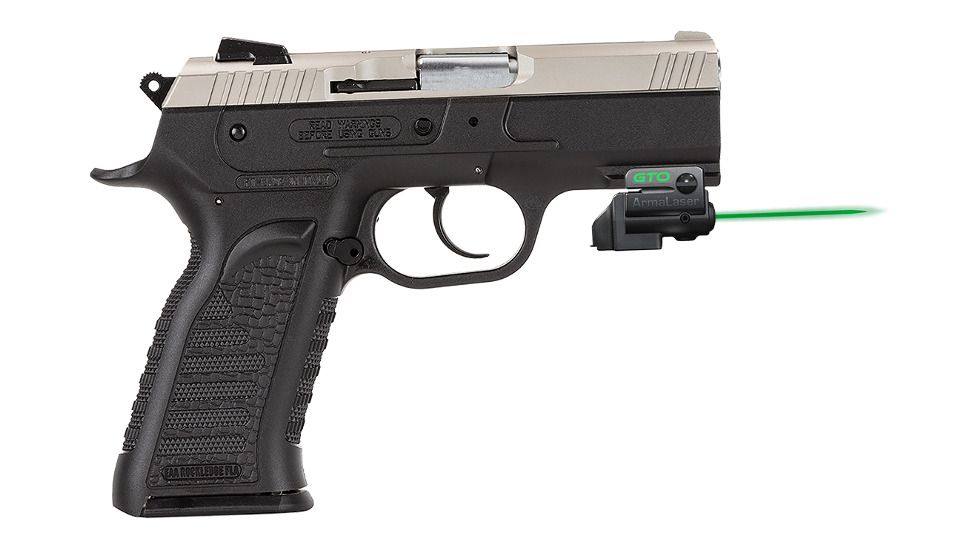 ArmaLaser GTO/FLX Finger Touch Green Laser Sight for Eaa Witness Polymer 3.6/4.5in, Black, GTOG/FLX50