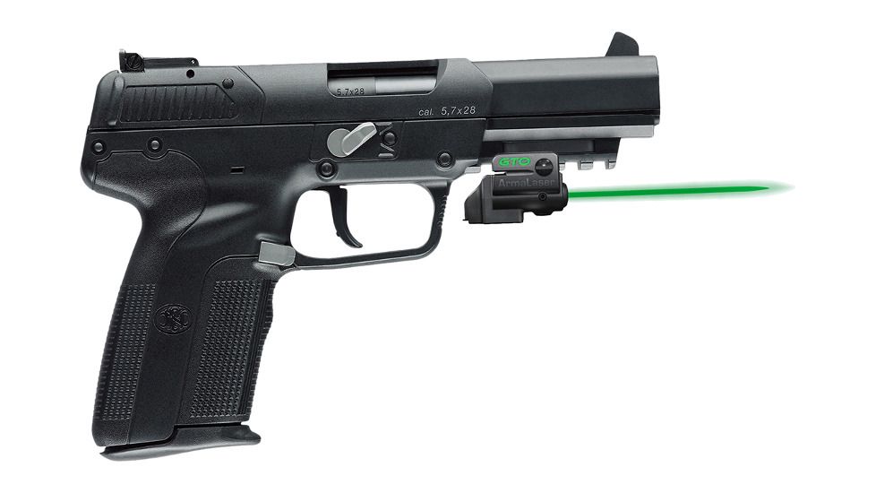 ArmaLaser GTO/FLX Finger Touch Green Laser Sight for Fn Five-Seven, Black, GTOG/FLX29